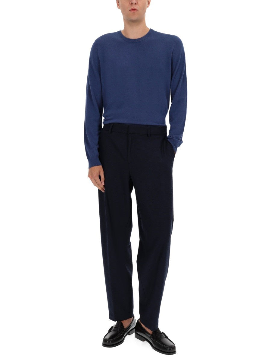 Boss Formal Relaxed Fit Broek – Marineblauw