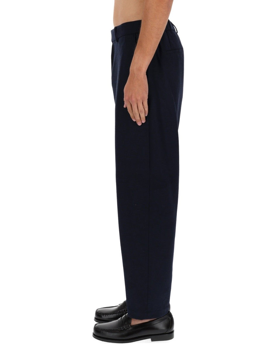 Boss Formal Relaxed Fit Broek – Marineblauw