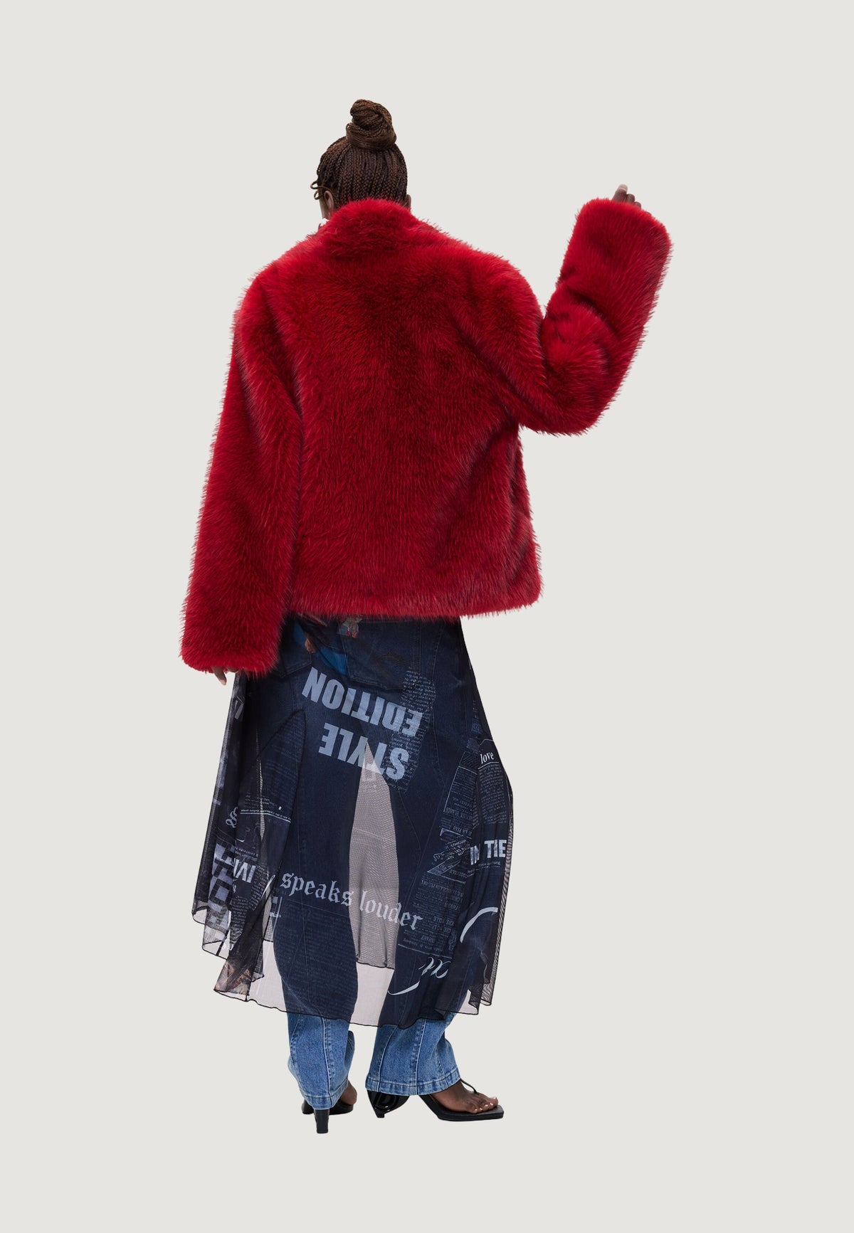Desigual Crudelia Imitatiebontjas – Rood