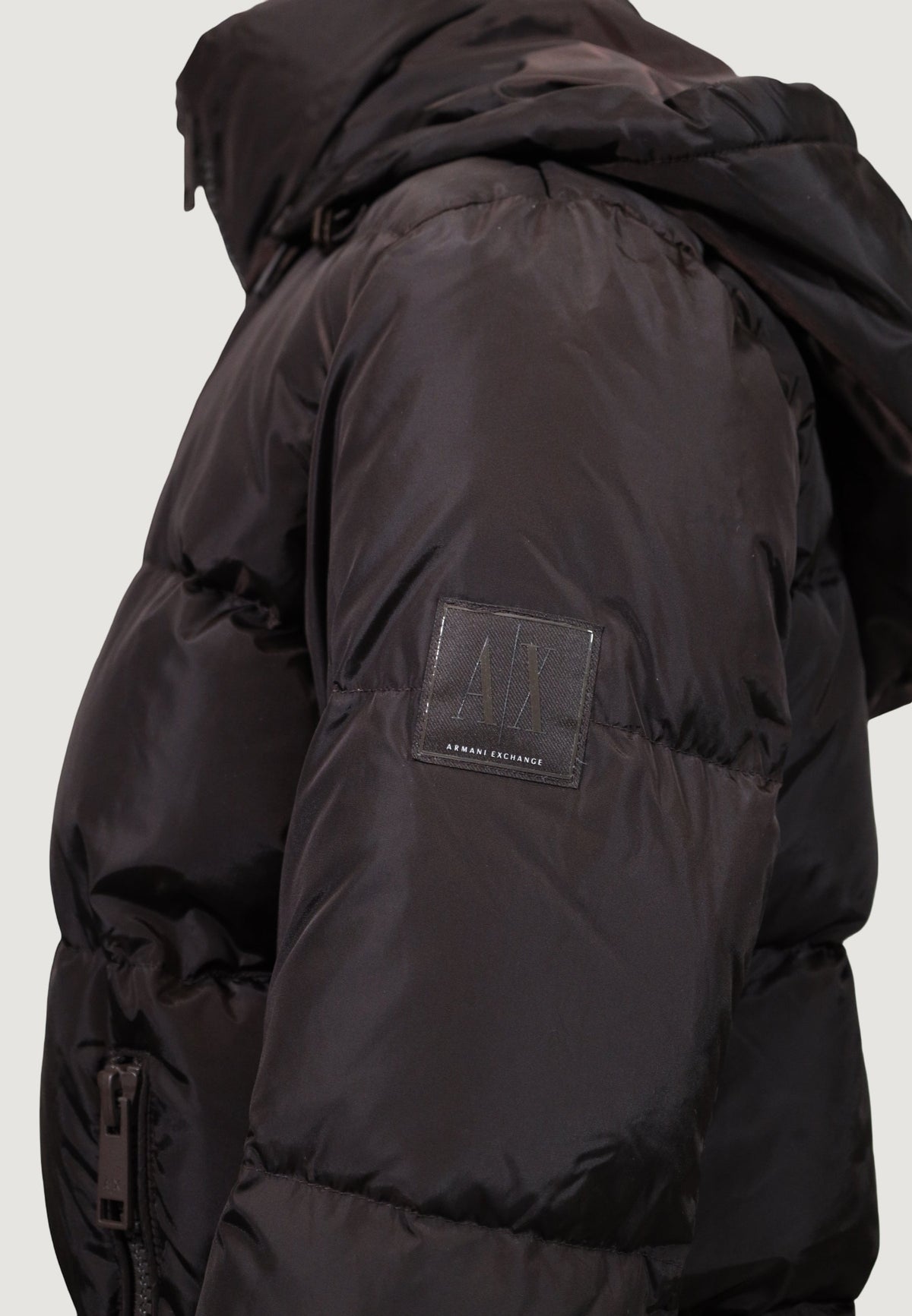 Armani Exchange Donsjas met Capuchon Dames – Bruin