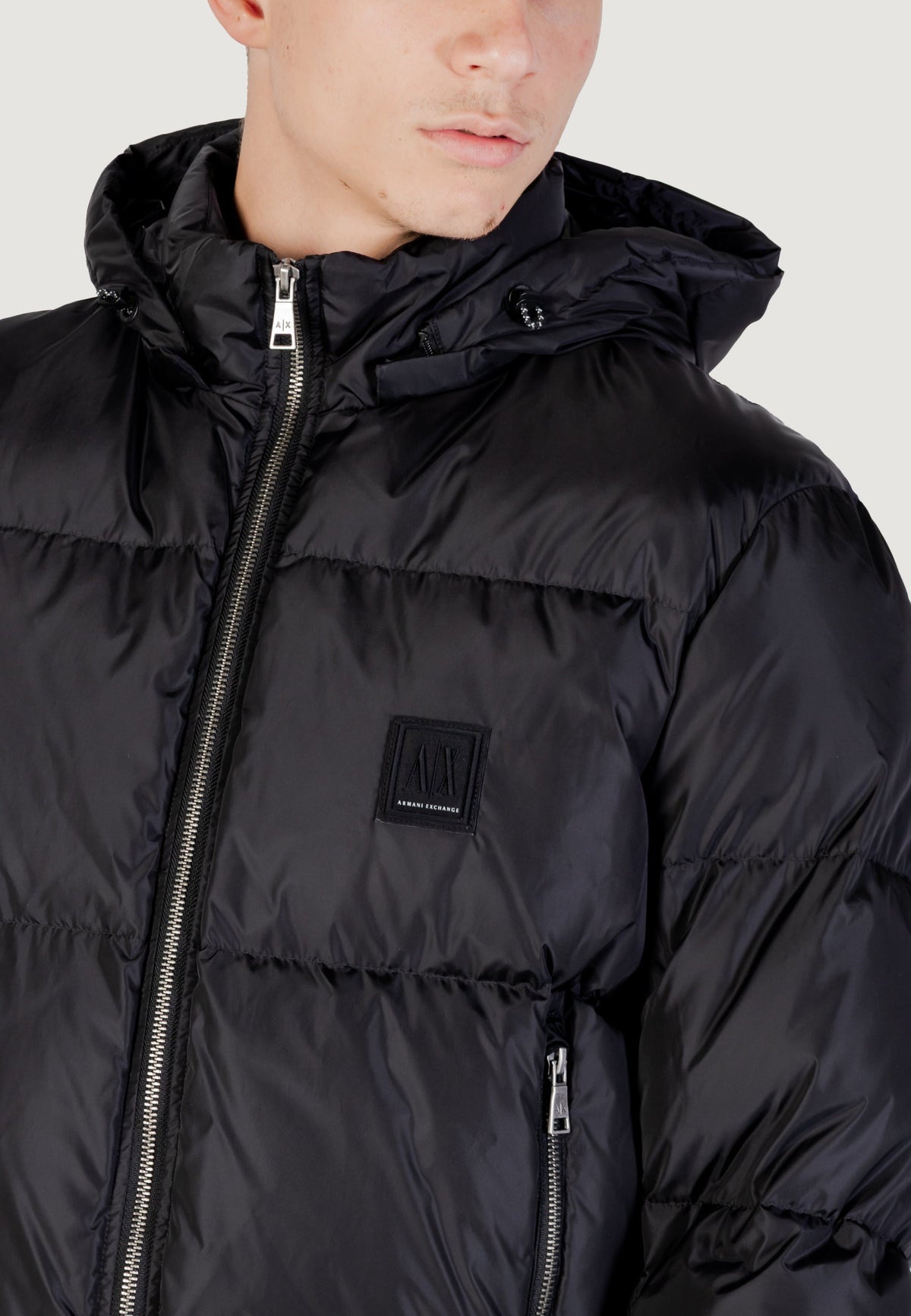 Armani Exchange Donsjas met Capuchon Heren – Zwart