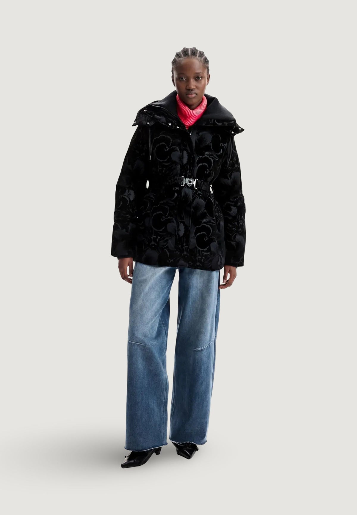 Desigual Lucienne Gewatteerde jas – Zwart