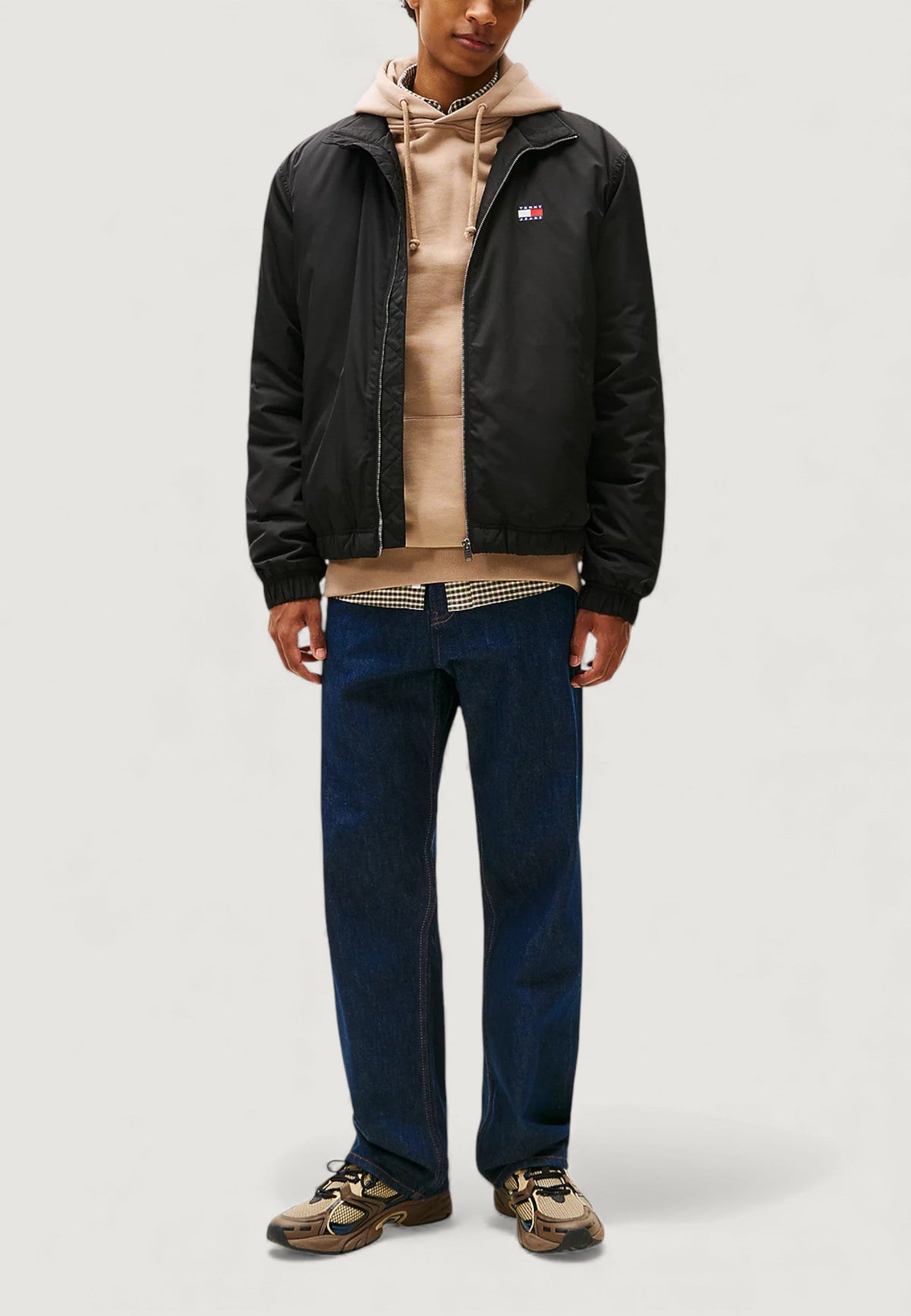 Tommy Hilfiger Gewatteerde Jas – Zwart