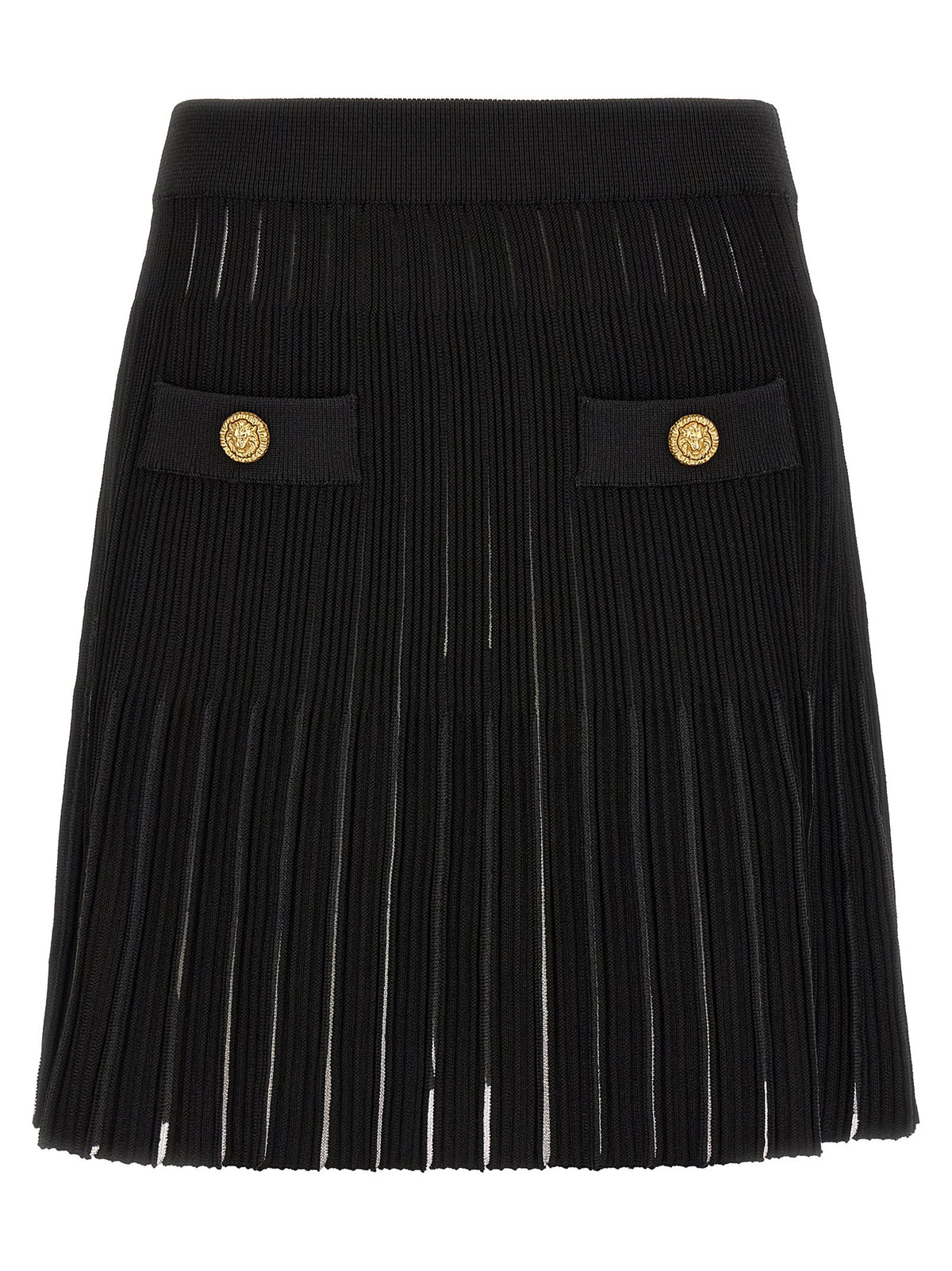Balmain Plooirok – Zwart