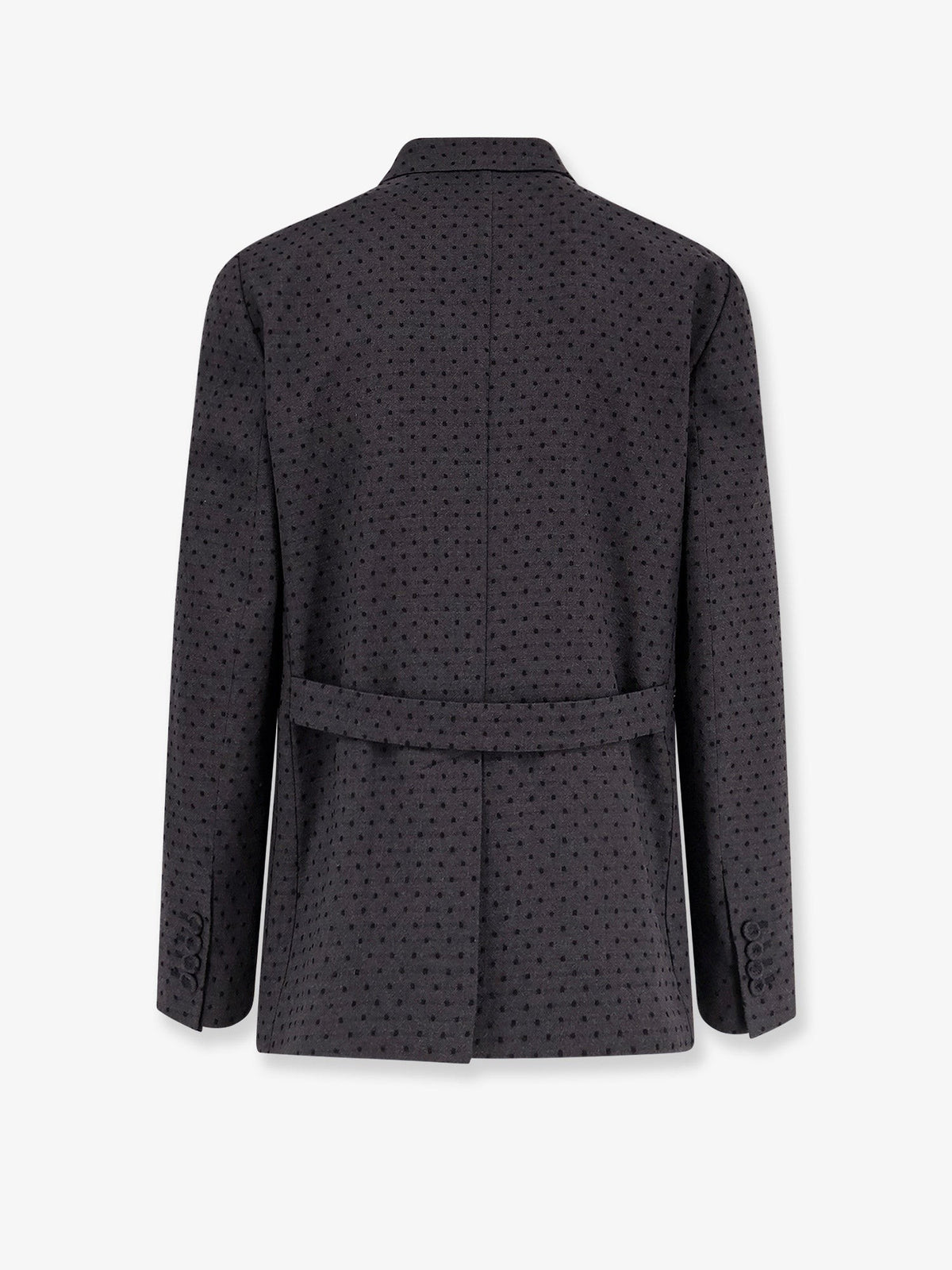 Christian Dior Jacquard Blazer met stippen – Antraciet