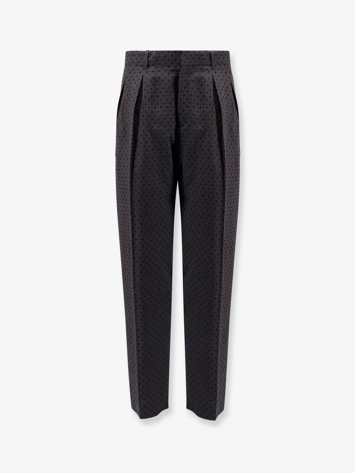 Christian Dior Jacquard Broek met stippen – Antraciet
