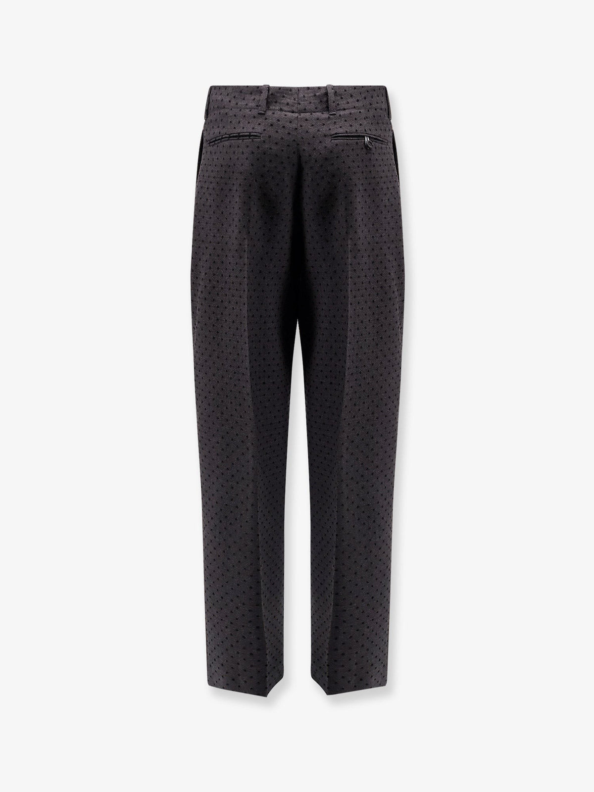 Christian Dior Jacquard Broek met stippen – Antraciet