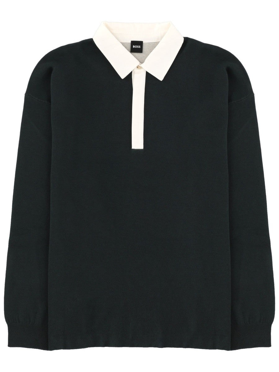Boss H-Cenito Polo – Donkergroen