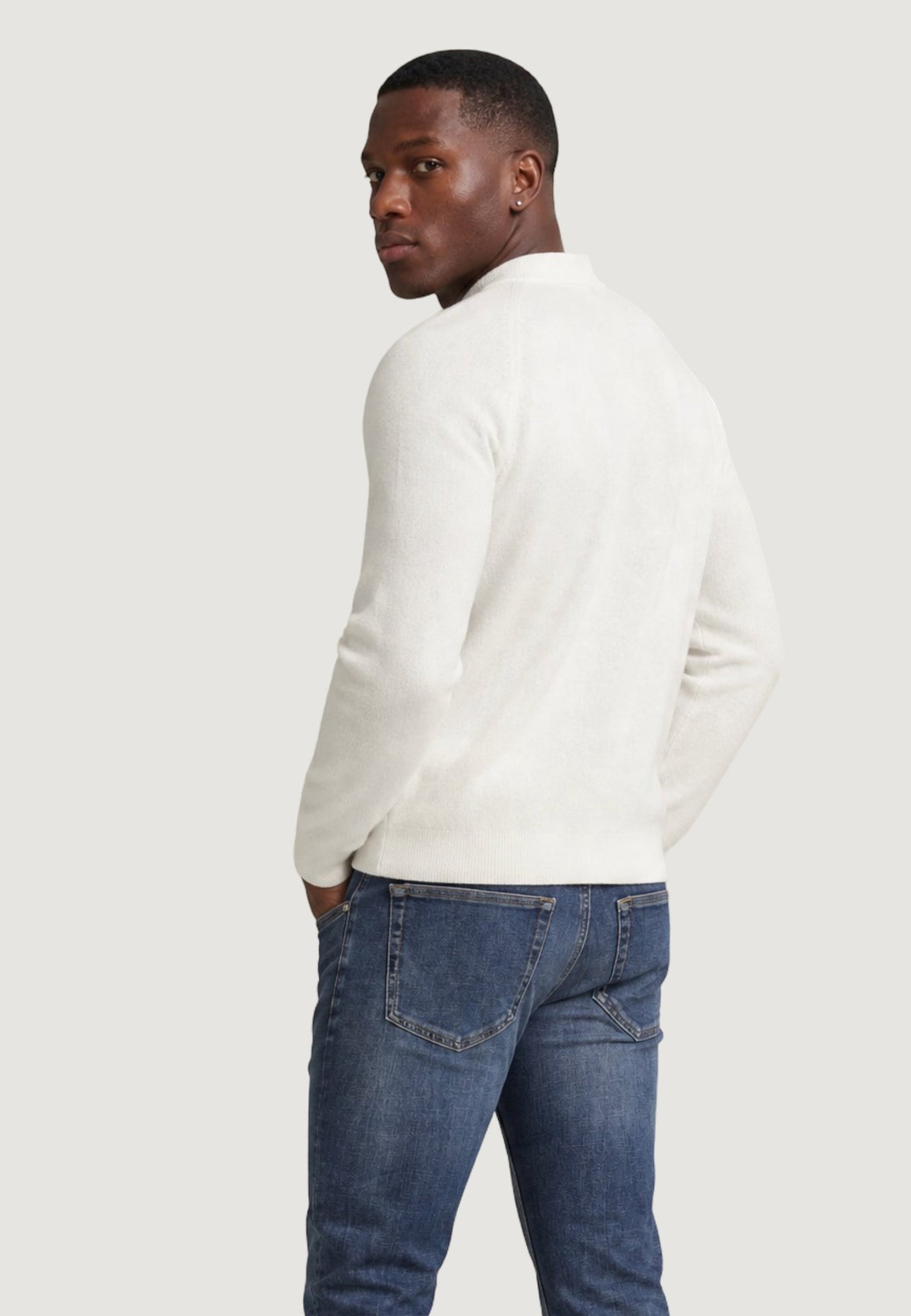 Tommy Hilfiger Slim fit polo met lange mouwen – Wit