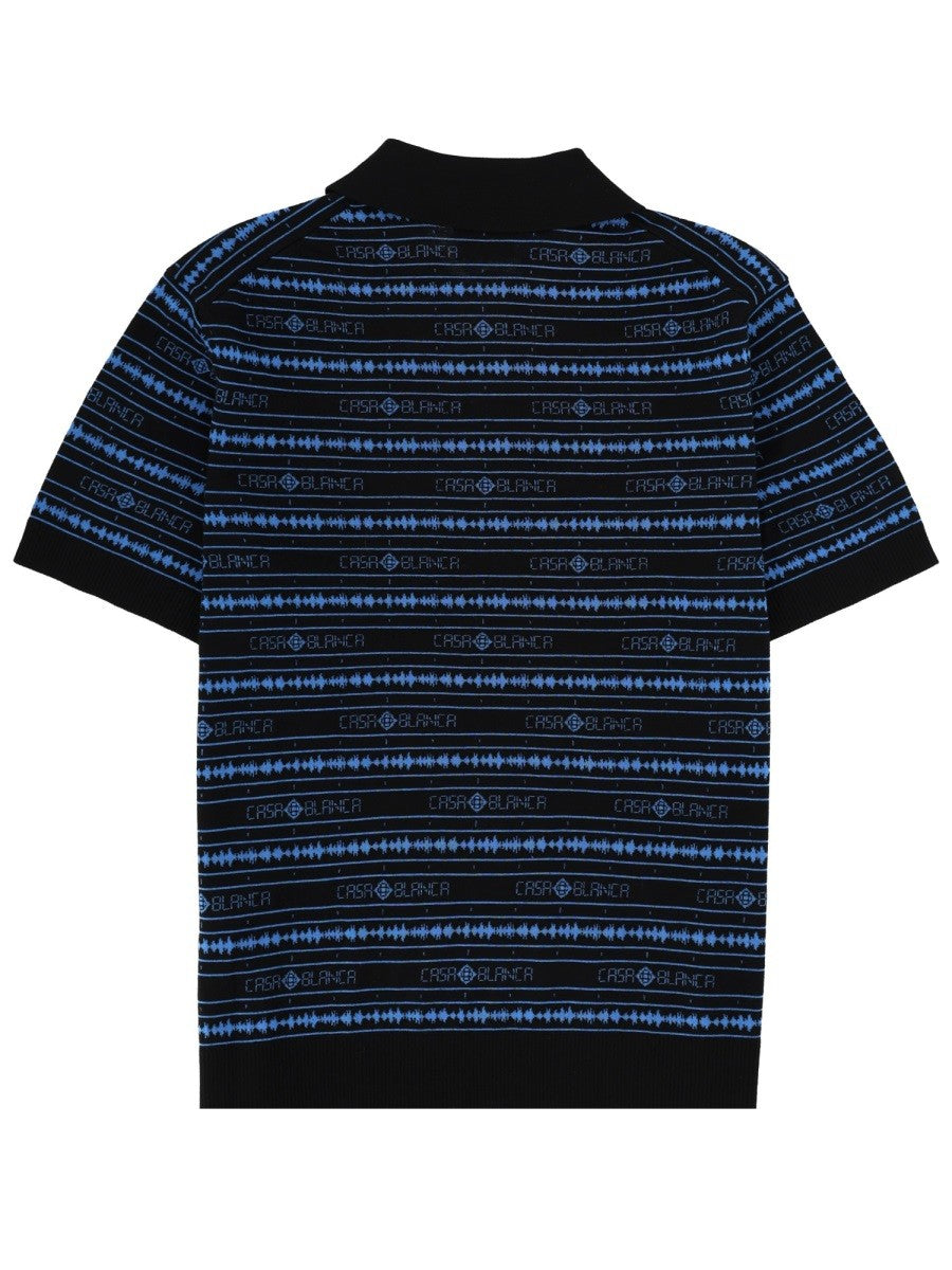 Casablanca Sound Wave Polo – Meerkleurig