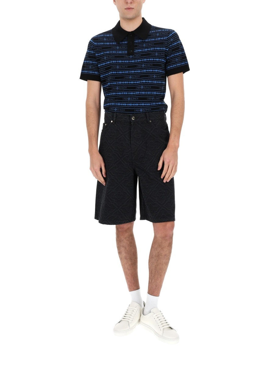 Casablanca Sound Wave Polo – Meerkleurig