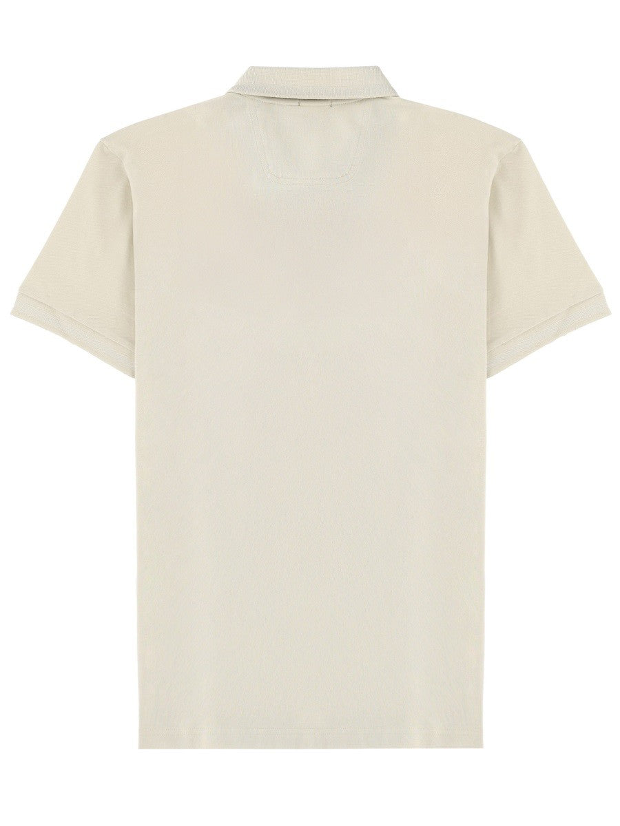 Boss Polo met logo – Beige