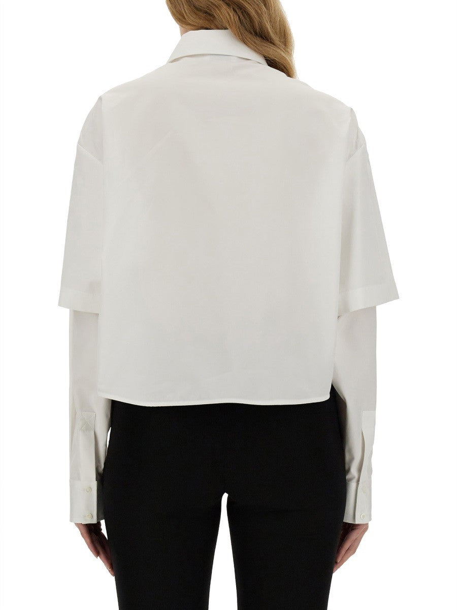 Off-White Popeline Overhemd – Wit