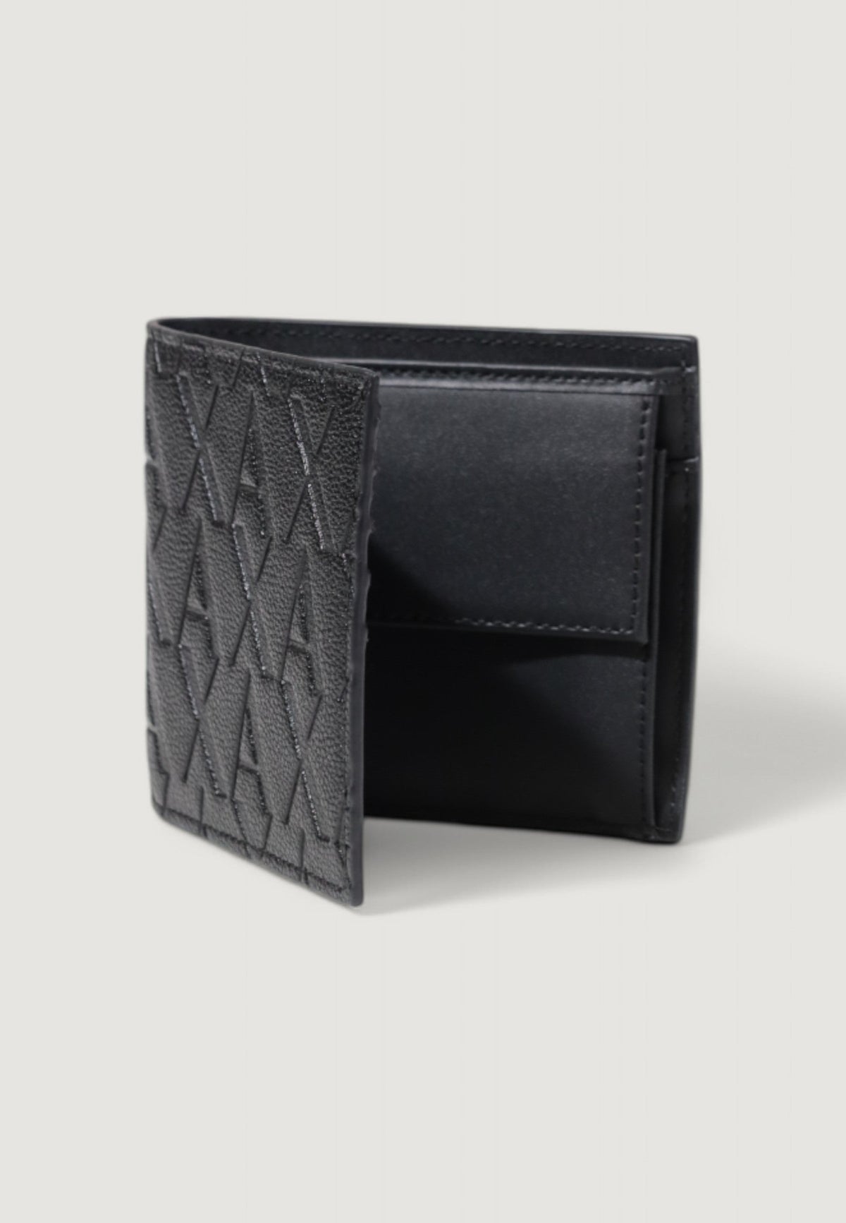 Armani Exchange Portemonnee met Muntvak – Zwart