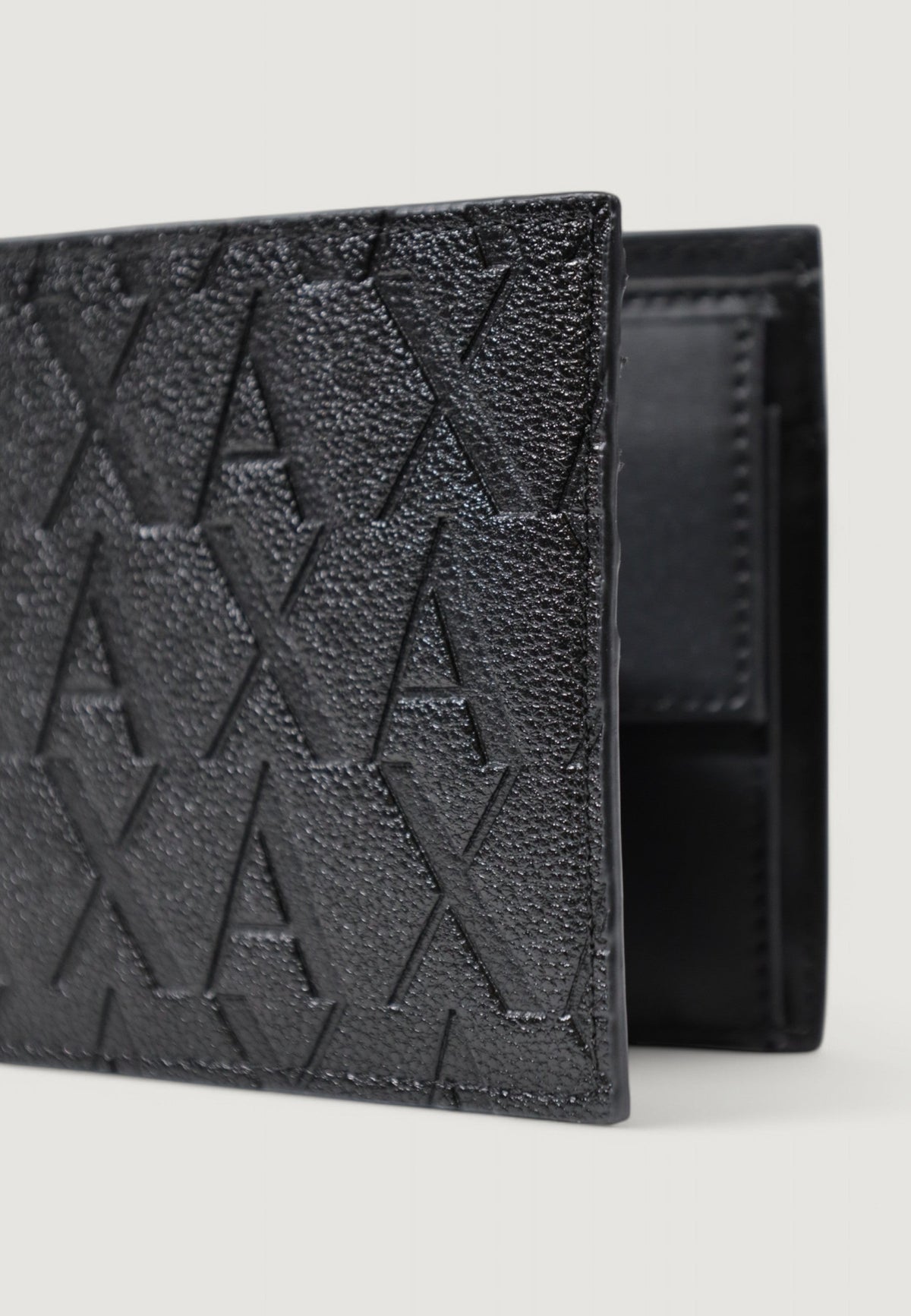 Armani Exchange Portemonnee met Muntvak – Zwart