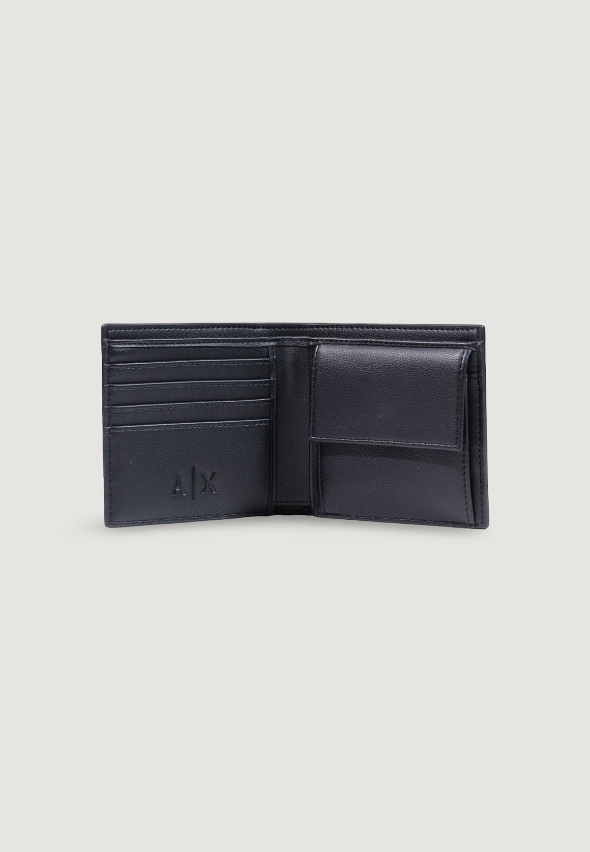 Armani Exchange Portemonnee met Muntvak – Zwart