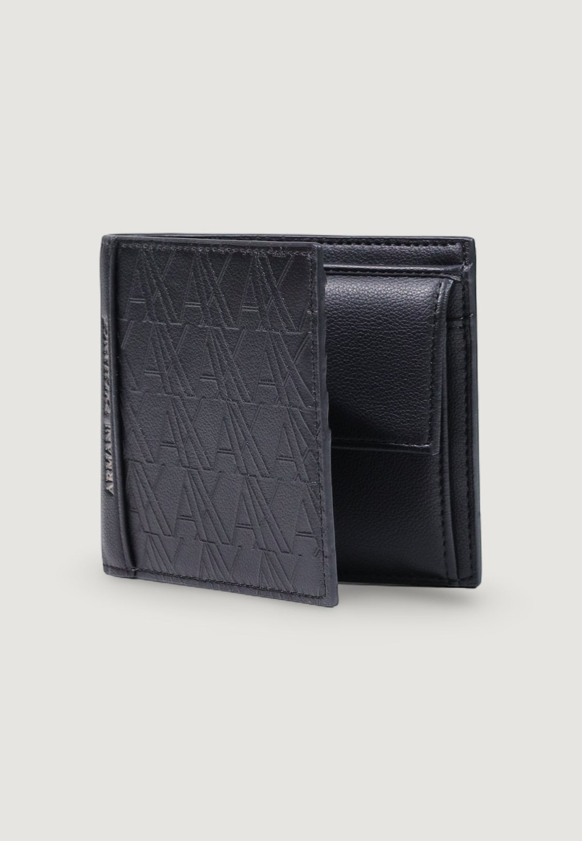 Armani Exchange Portemonnee met Muntvak – Zwart
