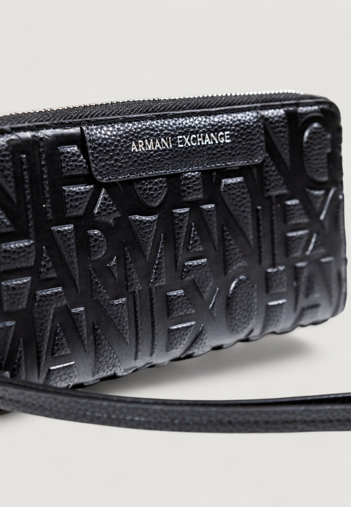 Armani Exchange Grote Portemonnee met Binnenvakken – Zwart