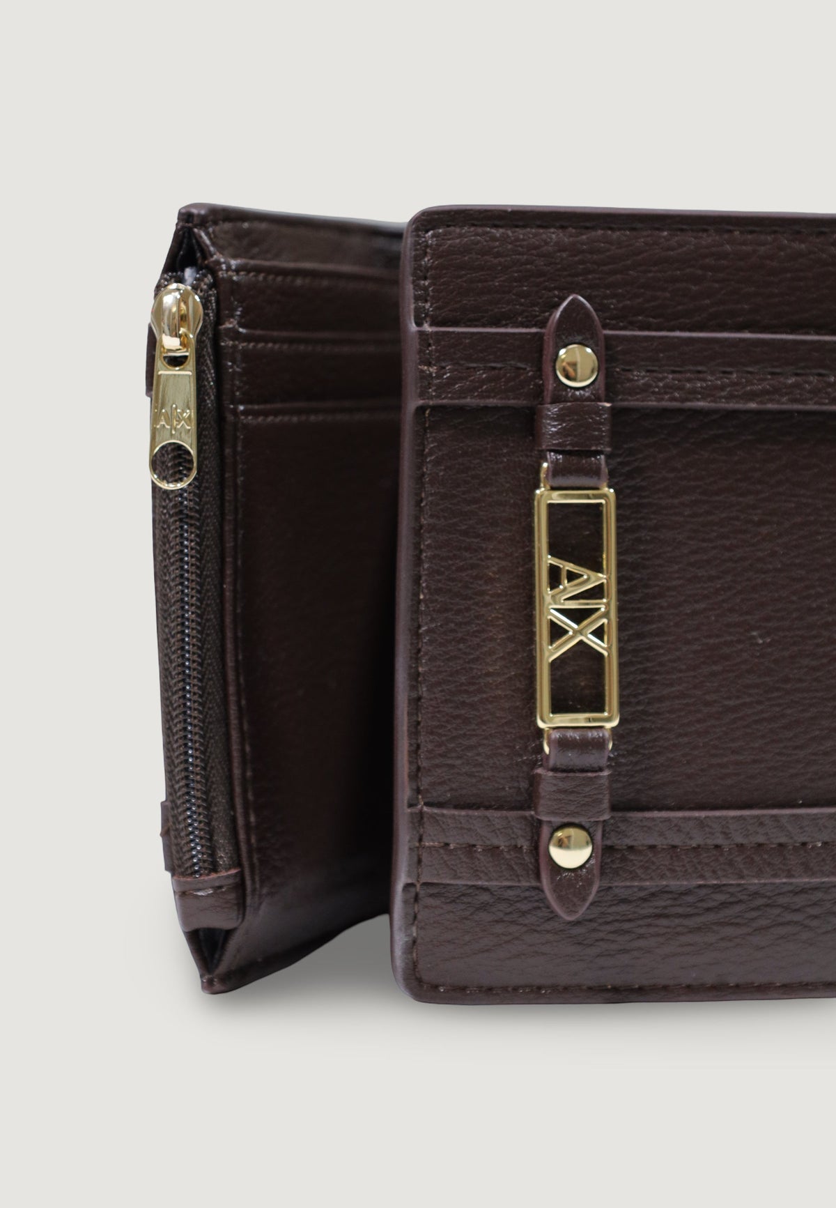 Armani Exchange Kleine Portemonnee – Bruin