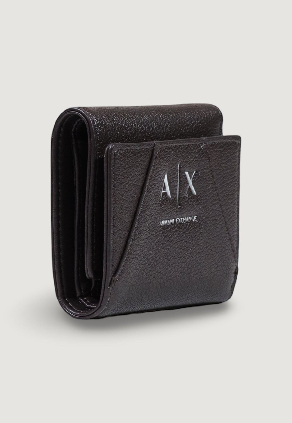 Armani Exchange Kleine Portemonnee met Binnenvakken – Bruin