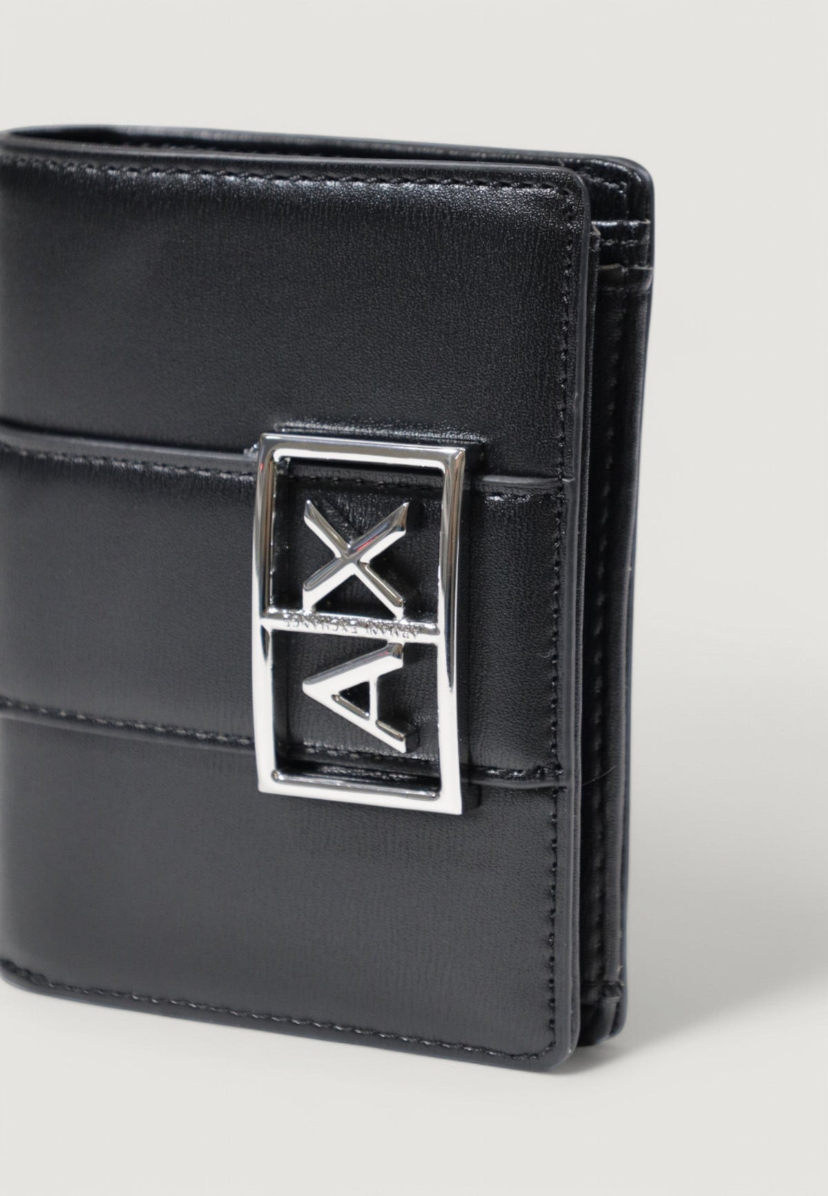 Armani Exchange Kleine Portemonnee met Binnenvakken – Zwart