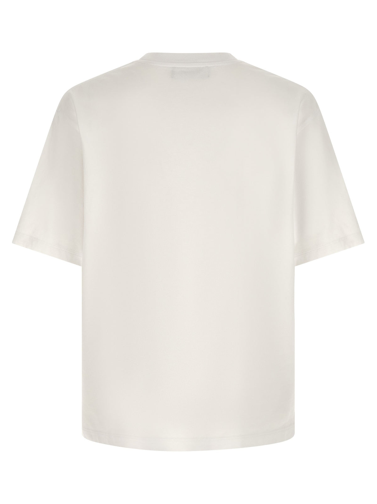 Dsquared2 T-shirt met print en asymmetrische zoom – Rood