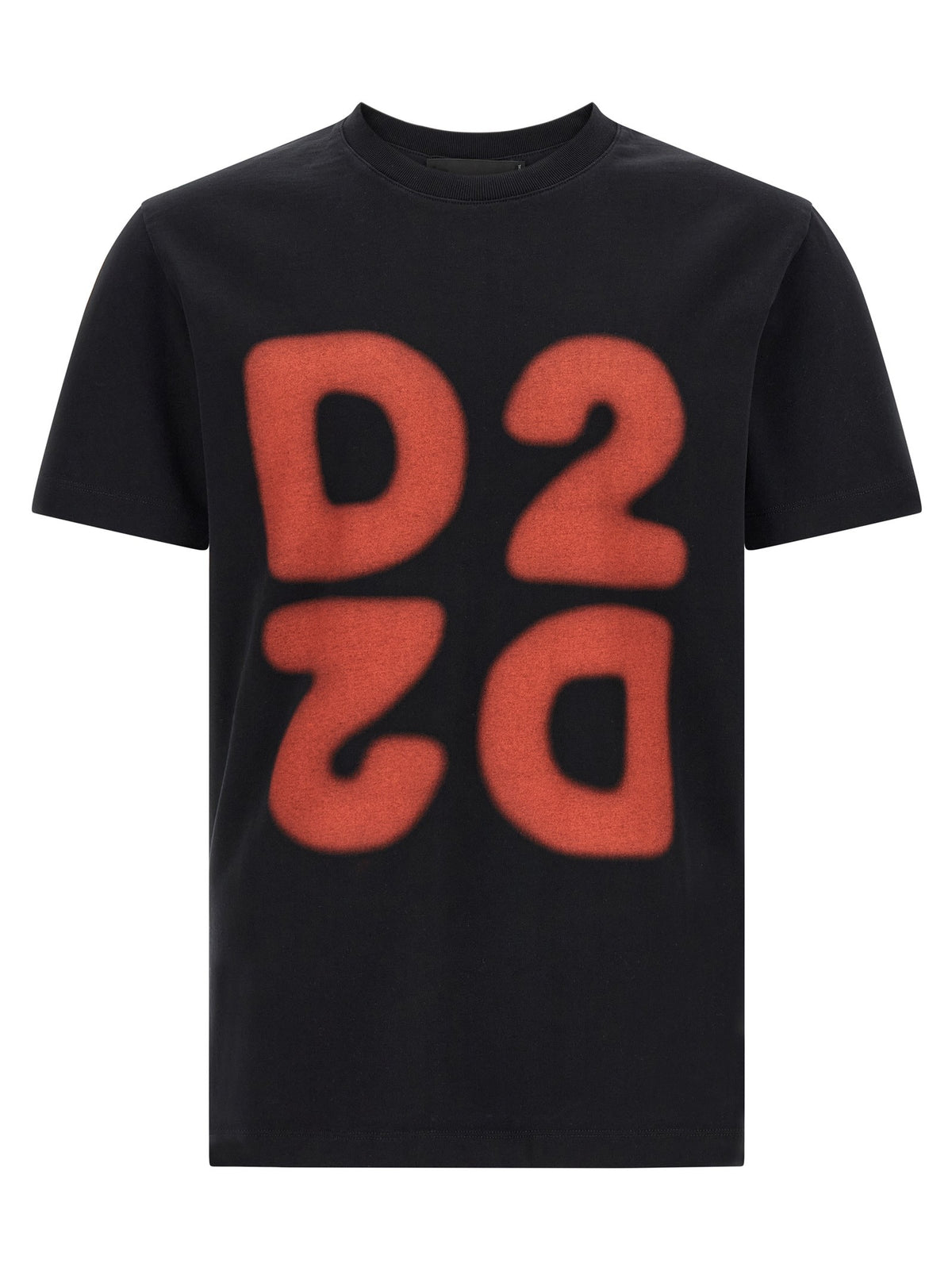Dsquared2 T-shirt met print – Zwart