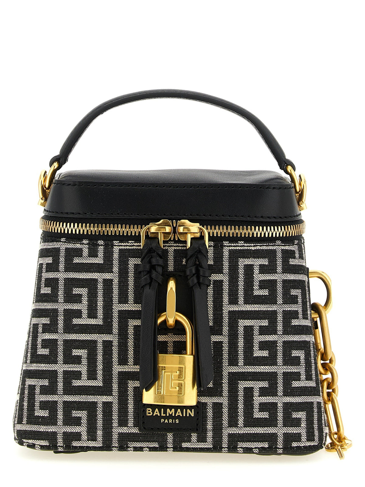 Balmain Pulse Vanity Handtas – Wit / Zwart