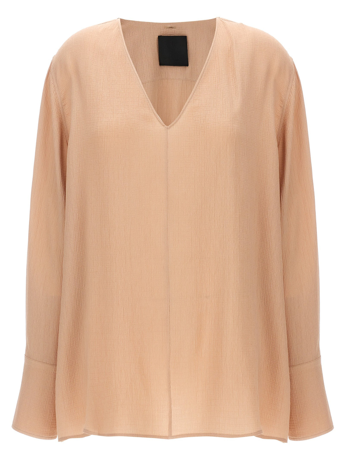 Givenchy Zijden Blouse met strik – Beige
