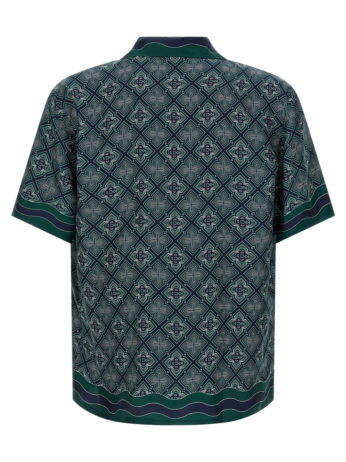 Casablanca Radiating Monogram Overhemd – Donkergroen