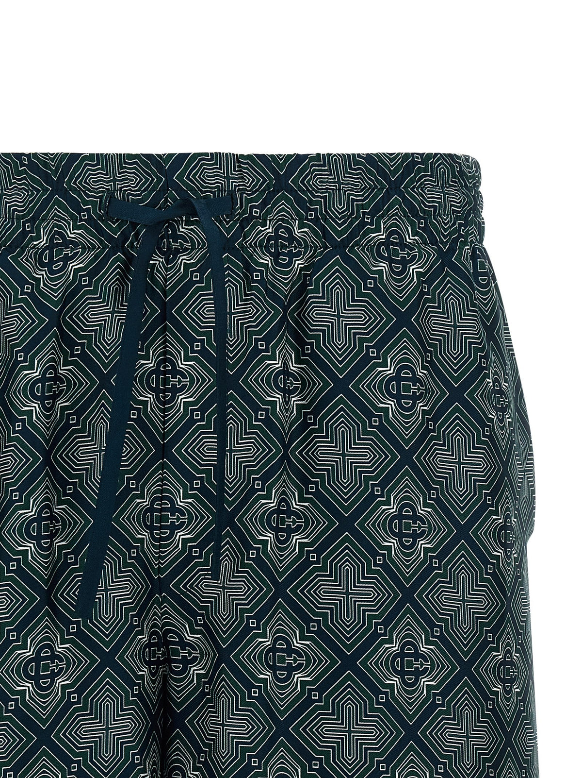 Casablanca Radiating Monogram Bermuda – Meerkleurig