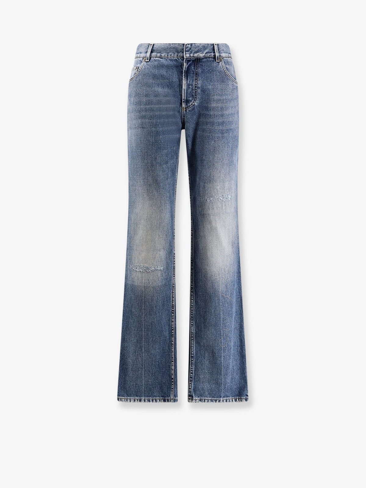 Christian Dior Regular Fit Stonewashed Jeans – Middenblauw