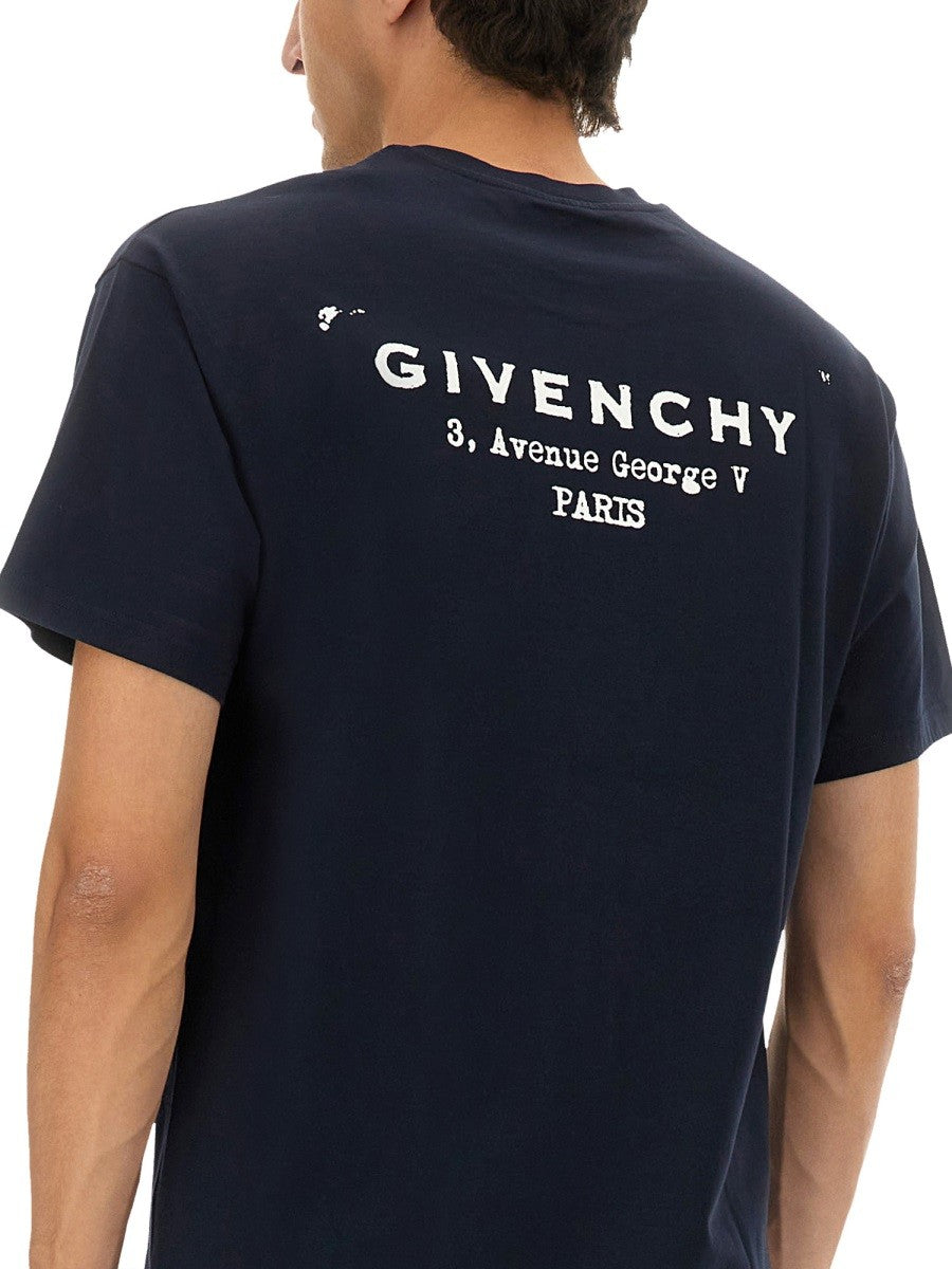 Givenchy Regular Fit T-shirt – Marineblauw