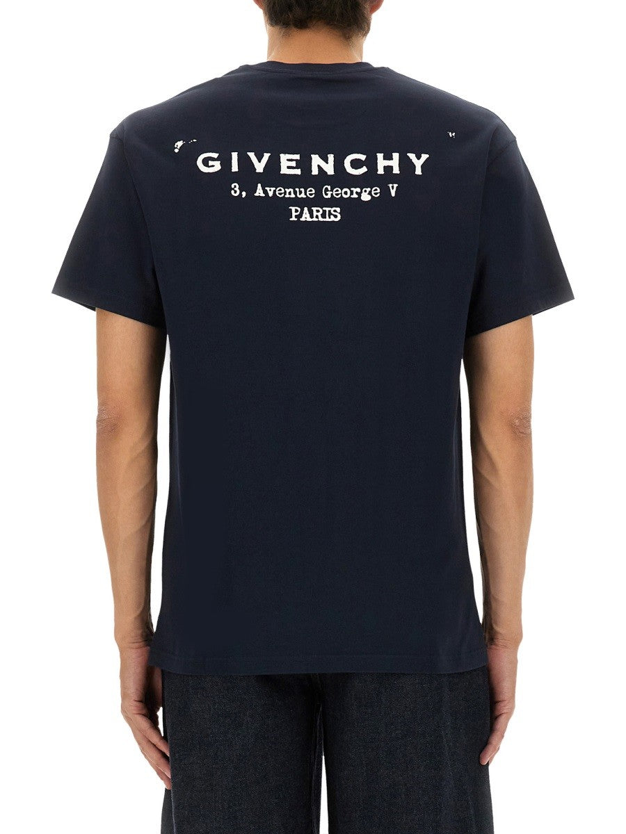 Givenchy Regular Fit T-shirt – Marineblauw