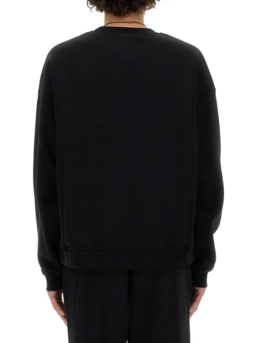 Dsquared2 Sweater van katoenmix – Zwart