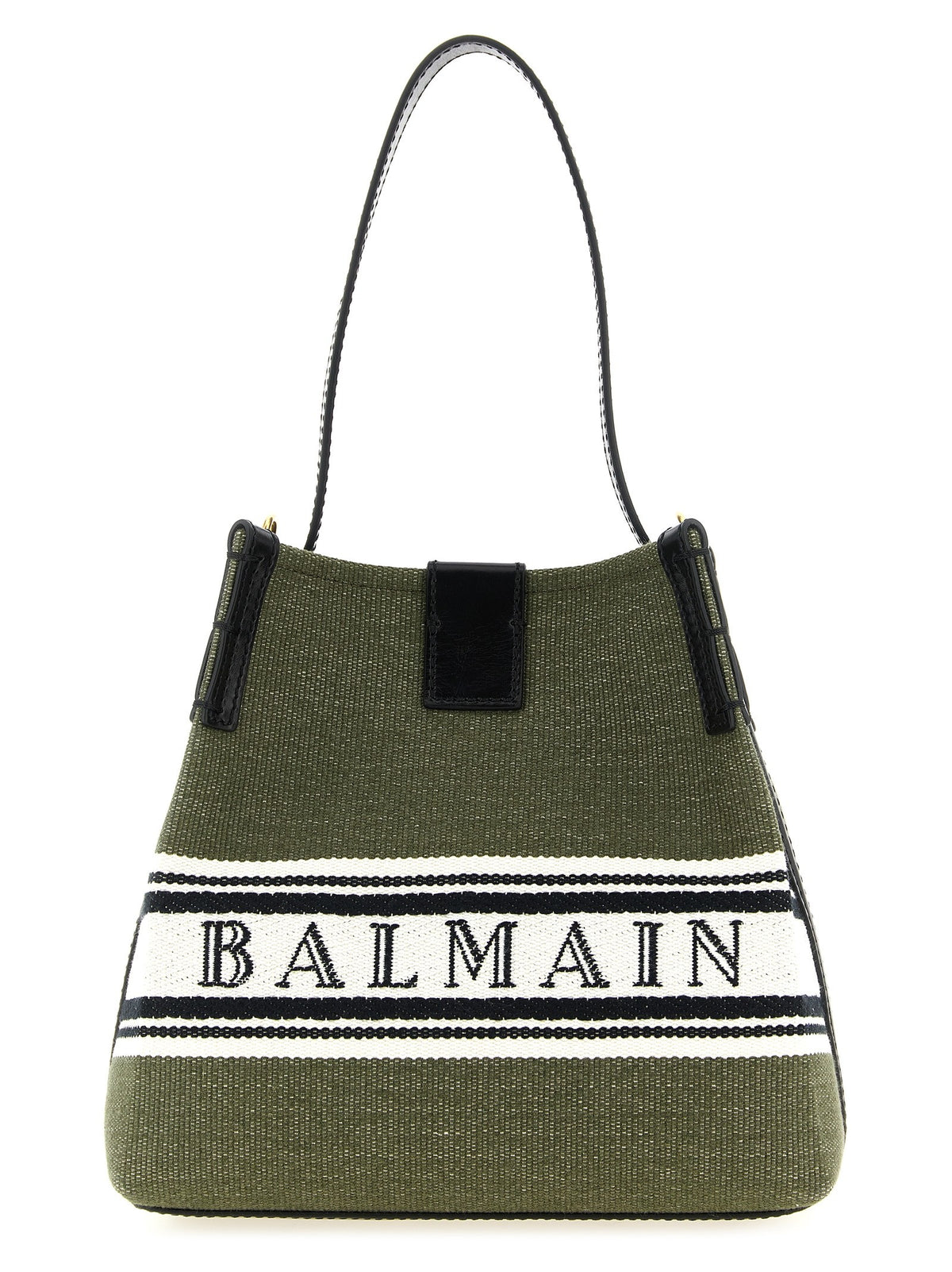 Balmain Bucket bag van canvas – Olijfgroen