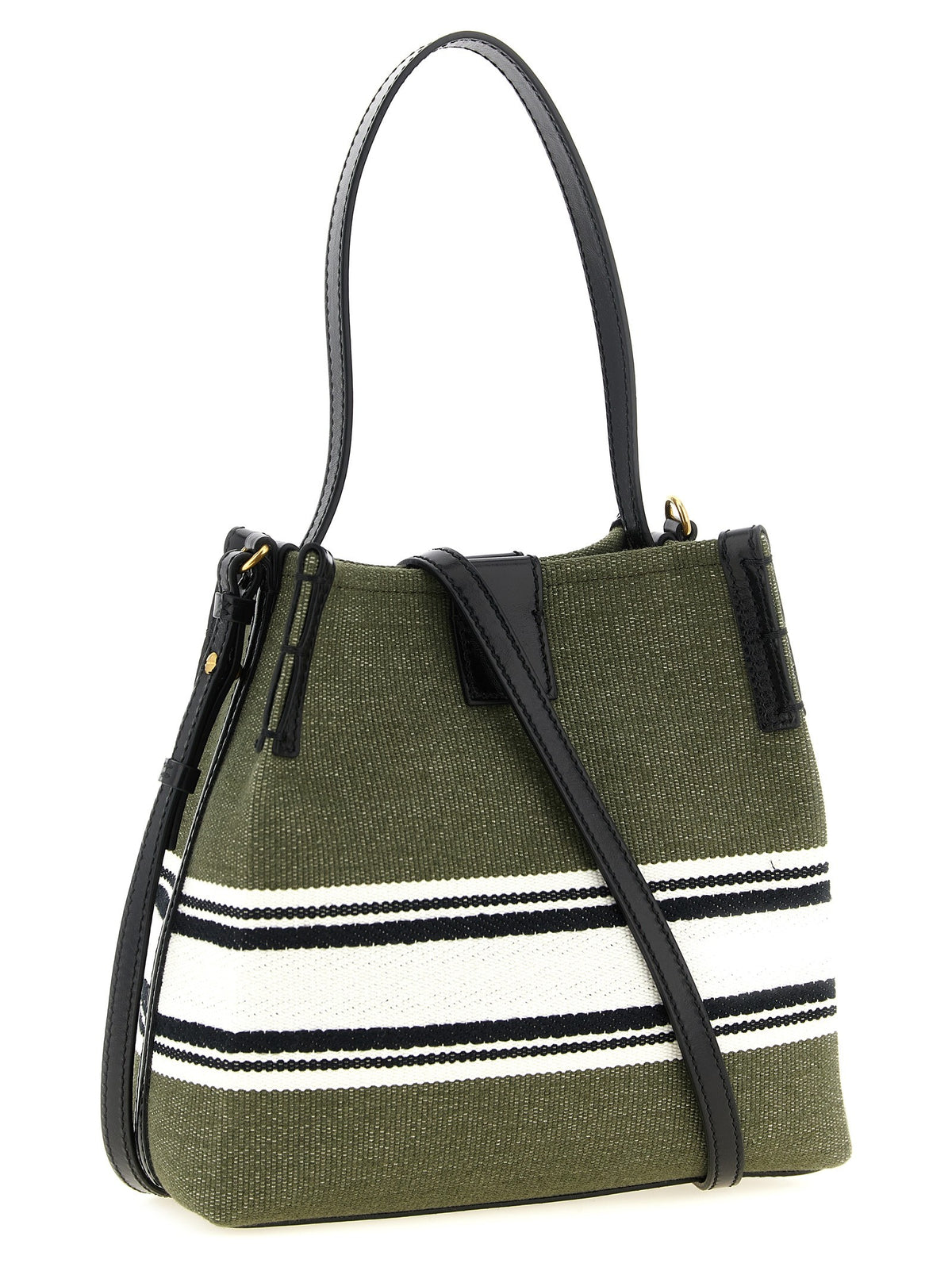 Balmain Bucket bag van canvas – Olijfgroen