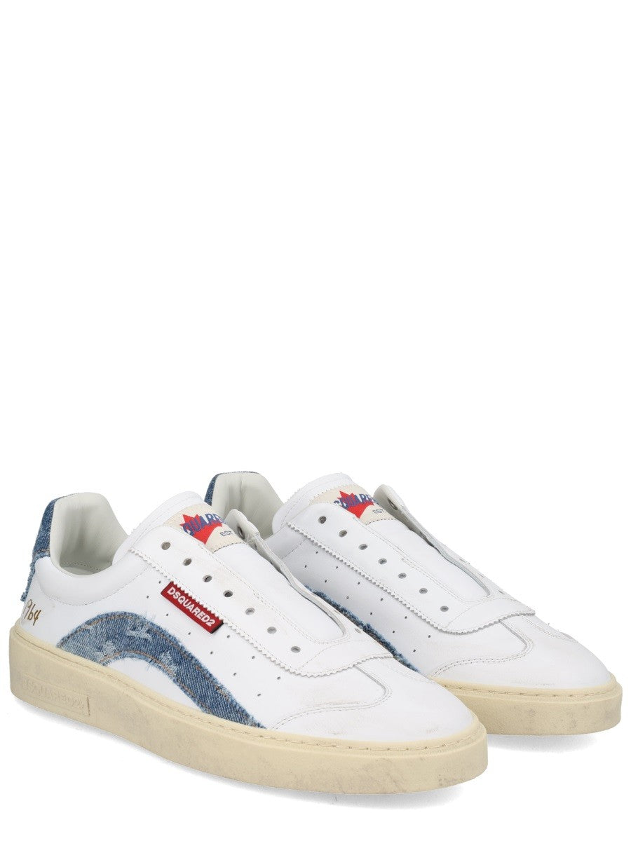 Dsquared2 Rider Sneakers – Wit / Blauw