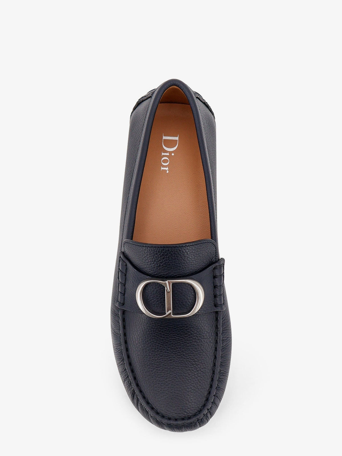 Christian Dior Roadie Loafers – Marineblauw