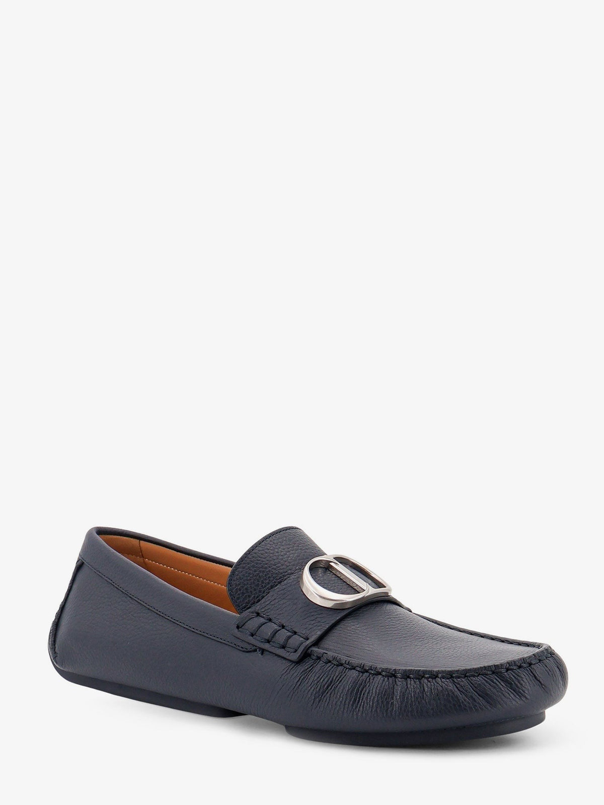 Christian Dior Roadie Loafers – Marineblauw