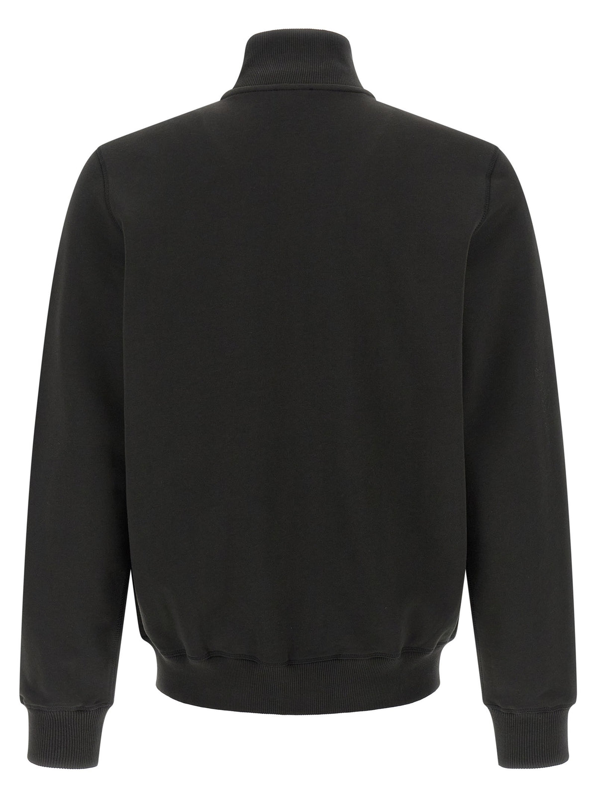 Diesel Sweatvest met rits en Oval D-logo – Zwart