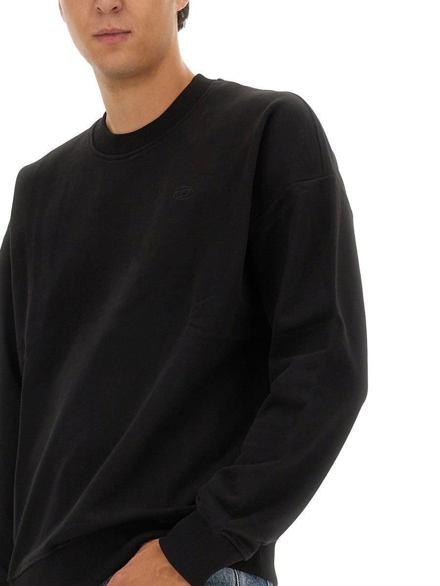 Diesel S-Rob-Megoval-D Sweater – Zwart