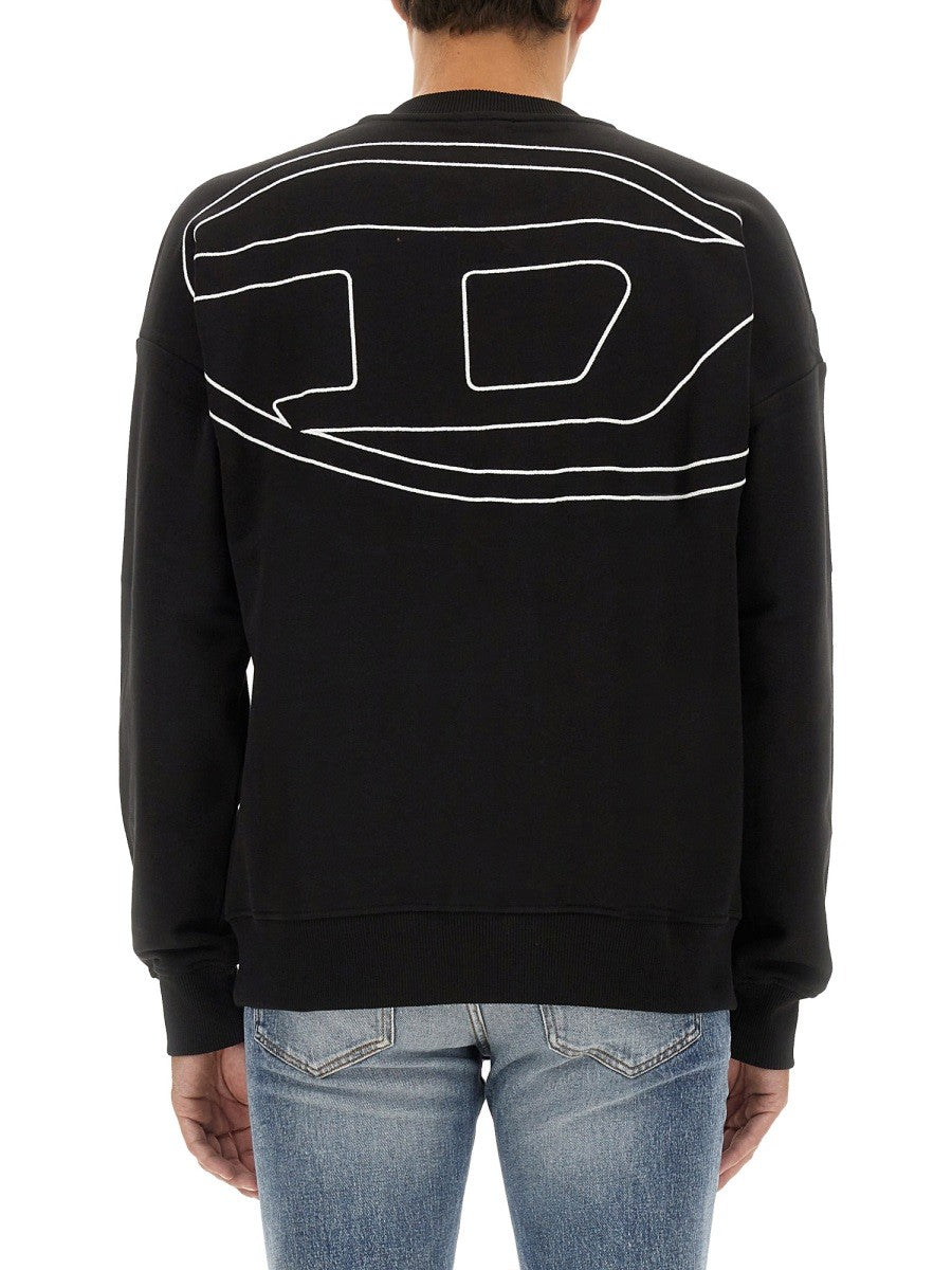 Diesel S-Rob-Megoval-D Sweater – Zwart