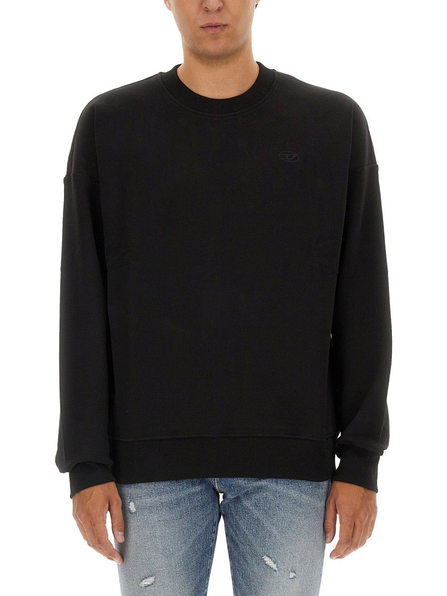 Diesel S-Rob-Megoval-D Sweater – Zwart