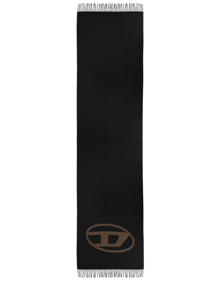 Diesel S-Tevie Sjaal – Zwart / Bruin