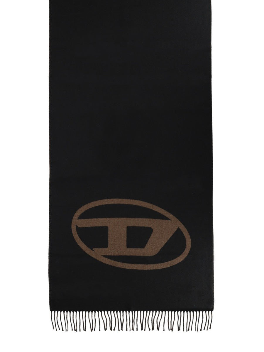 Diesel S-Tevie Sjaal – Zwart / Bruin
