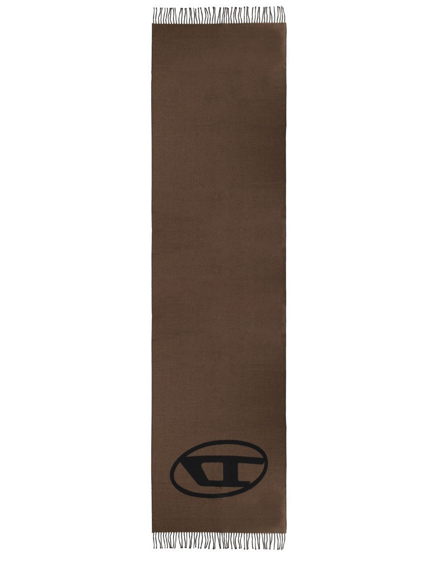 Diesel S-Tevie Sjaal – Zwart / Bruin