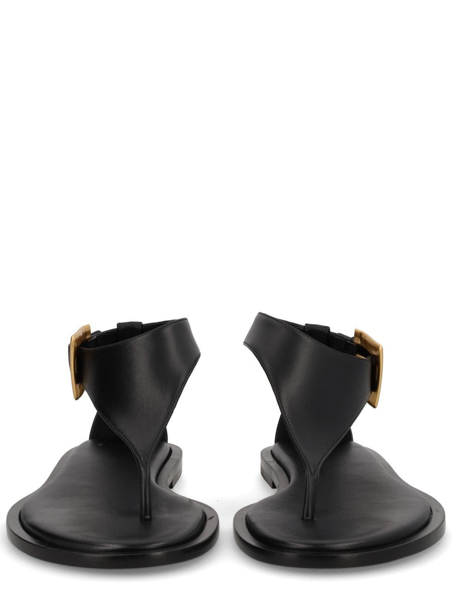 Balmain Anthem Sandalen – Zwart