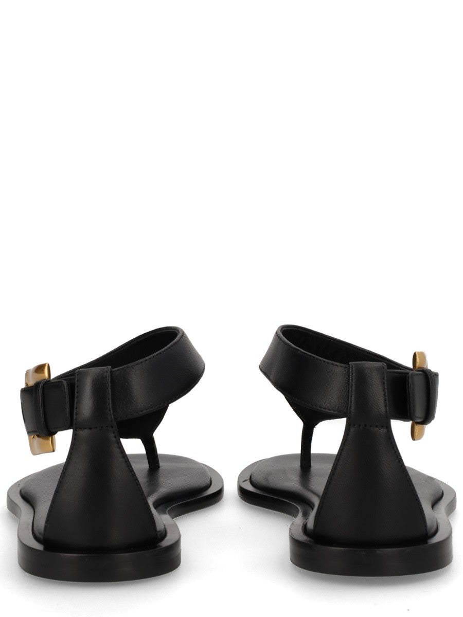Balmain Anthem Sandalen – Zwart