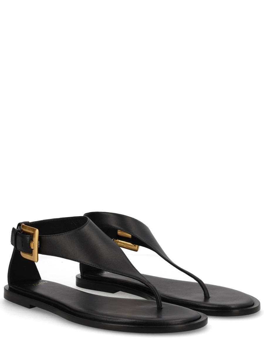 Balmain Anthem Sandalen – Zwart